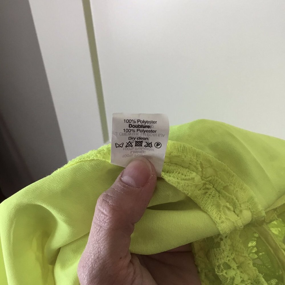 Women’s J. Crew Collection Yellow Dress Size 2 - Picture 5 of 6